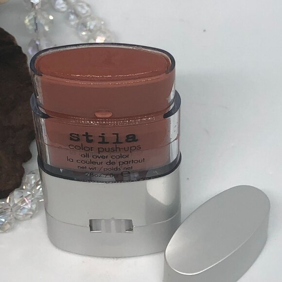 Stila Color Push Ups Blush & All Over Color - Nude Flash - Full Size - New* - Picture 4 of 4